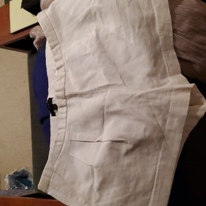 White short shorts! Perfect for that Winter getaway!
